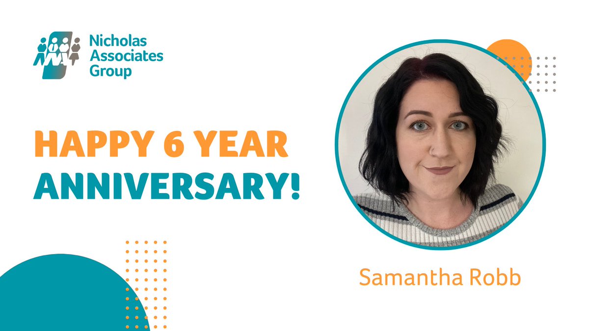 Today Samantha Robb celebrates 6 years with us 🏆⠀
⠀
Thank you for your continued service and dedication to Nicholas Associates Group! 🎉⠀
⠀
#workanniversary #employeeappreciation