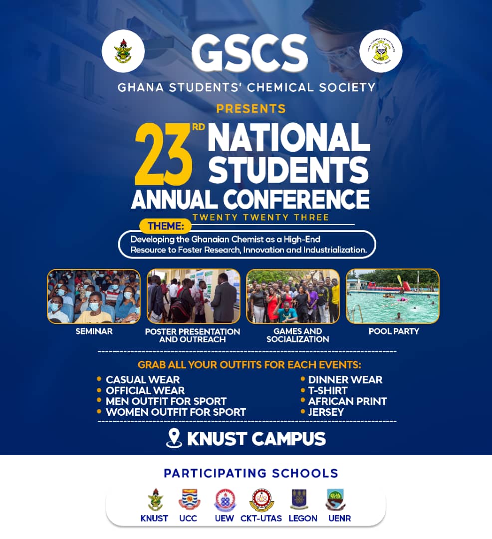 This year's gscs annual conference came to an end successfully at dawn on Sunday with a night of wonders and glamour 🔥. #gscsknust thanks all our sponsors and participants for making this program a memorable one.
#recreatingtheworld