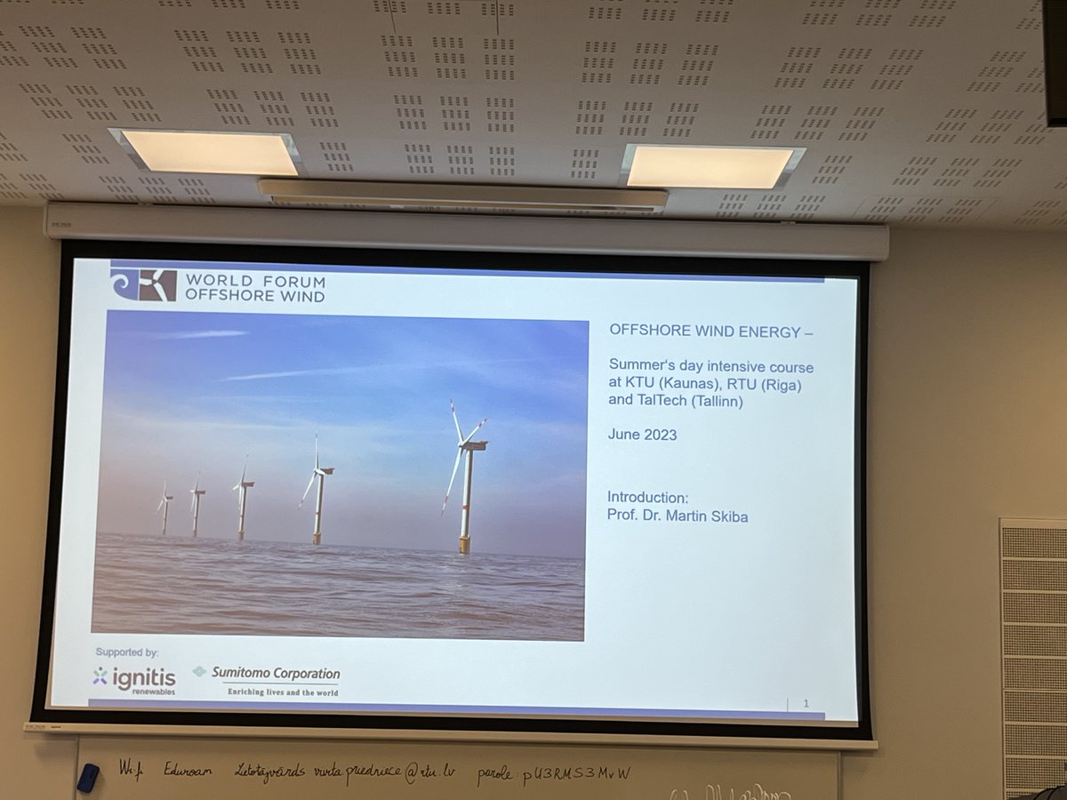 H2Latvia's tweet photo. Enhancing ones knowledge is always valuable, especially in the area of renewable energy and offshore wind. On June 8, we took part in the intensive in-person course "Offshore Wind Energy" which took place at @RTU_LV in Riga (Latvia).
#offshorewind #greenhydrogen #h2latvia #newh https://t.co/2GOwAZMYl2