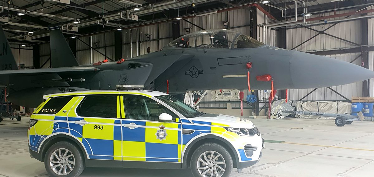 Engaging with the 48th Maintenance Group at RAF Lakenheath.

It’s not every day you get a #ViewFromTheOffice like this.✈️

We are recruiting soon. Find out more about life in the MDP and where a career with us could take you ➡️ mod.police.uk

#JoinMDP #JobLikeNoOther