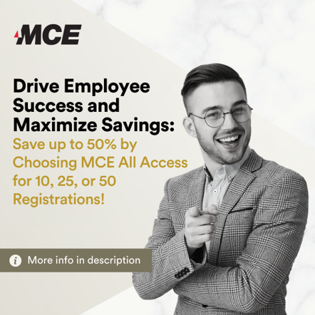 MCE_EMEA's tweet photo. MCE All Access offers organizations the flexibility to choose between 10, 25, or 50 registrations, valid for all MCE Open Training Programmes without exceptions or restrictions.
Get in touch with us today https://t.co/8h4LAueTDt https://t.co/l7izu2HCLM