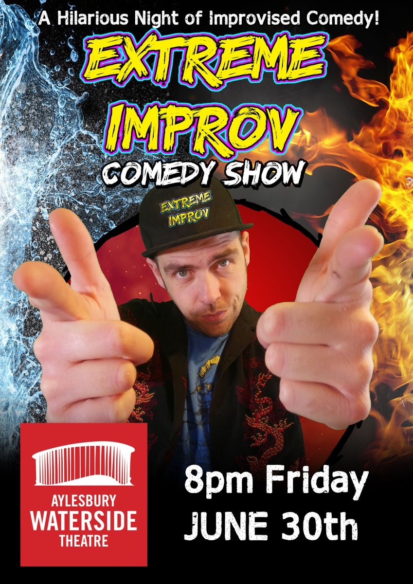 The hilarious Extreme Improv Comedy Show returns to the Aylesbury Waterside Theatre on Friday June 30th!

TICKETS: atgtickets.com/shows/extreme-…

@TheWaterside1 #aylesbury #watersidetheatre #extremeimprov