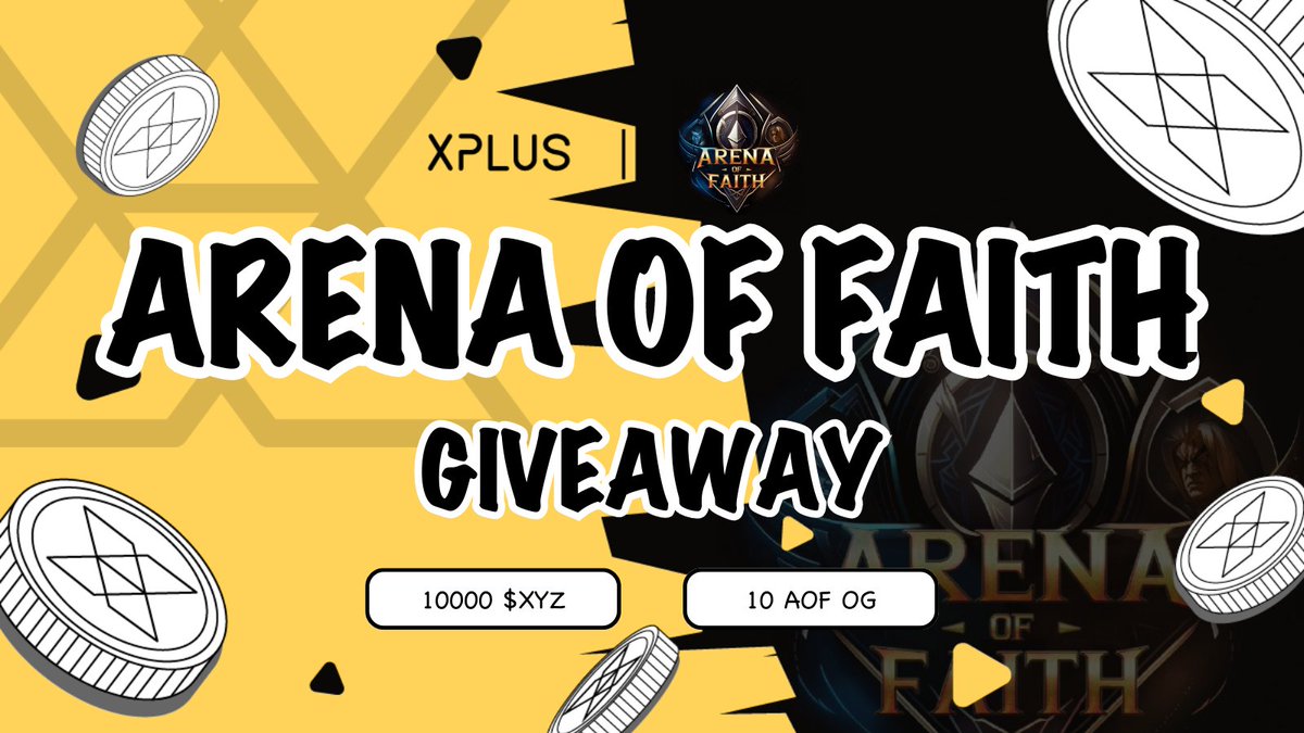 xplusio's tweet image. 🎉 XPLUS x Arena of Faith Partnership Celebration

🔥 10000 $XYZ from #XPLUS
🤑 10 AOF OG from #AOF

👉 Join: dapp.xplus.com/meteor/detail/…
❤️‍🔥 Like &amp;amp; RT &amp;amp; 3Tags
🔗 Follow @xplusio &amp;amp; @moba_aof
🚀 Earn now on #Xdrop