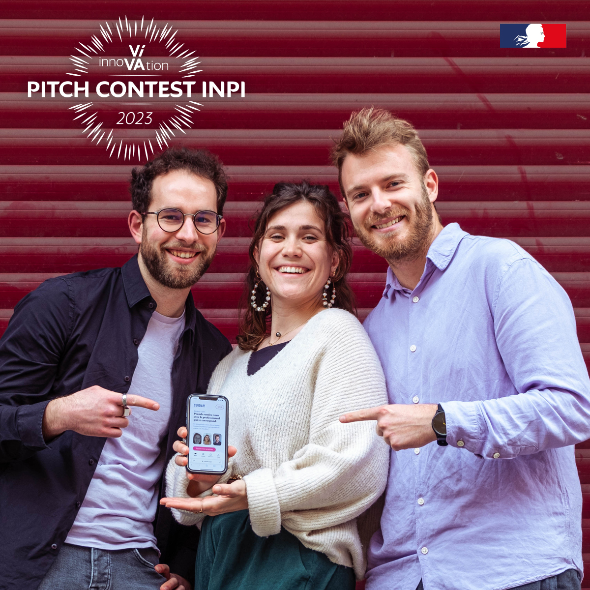 #VivaTech
<a href="/Cuidam_app/">Cuidam</a> participe au Pitch Contest INPI x #FrenchTechTremplin. La start-up développe une plateforme permettant aux étudiants d’accéder à des consultations de soutien psychologique, financées par leurs écoles.
En savoir plus : inpi.fr/inspirations/v…