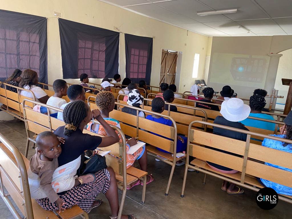 table_girls's tweet photo. In partnership with @SunshineCinema , we conducted a film screening on fake news and a session on gender disinformation at Cowdray Park. Young women were taught by Emily Mbewe to verify information in-order to counter&amp;mitigate misinformation and disinformation.

#HerVoice https://t.co/ZKMiW83g9p