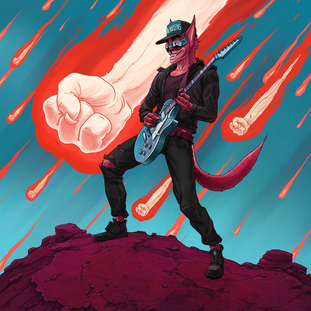 #zhilin_art #Ai_kittens