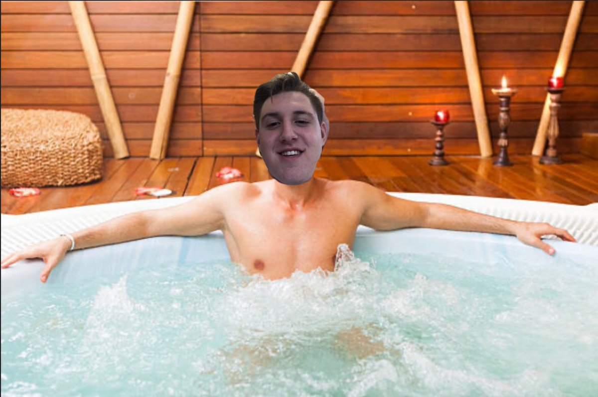 JBLOCK_'s tweet photo. 2 days to go… 😍

And it was 2 fingers that Bogdan’s stuck up in the DW hot tub…

Not sure it was appropriate in a public setting, but the pleasure was apparently worth it…✌🏻 https://t.co/q5THK2qiBV