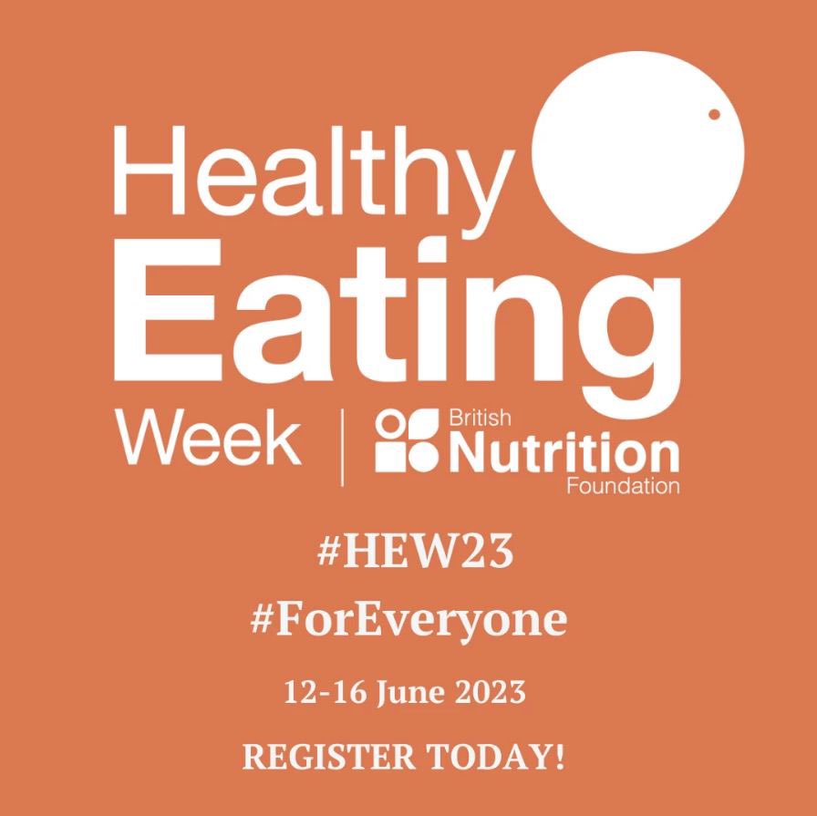We are excited to be taking part in @NutritionOrgUK’s Healthy Eating Week on the 12-16th June because healthy eating should be #ForEveryone. 🍎🍊
Register now on the British Nutrition Foundation website to get access to free, evidence-based info, resources & activities. #HEW23 🌟