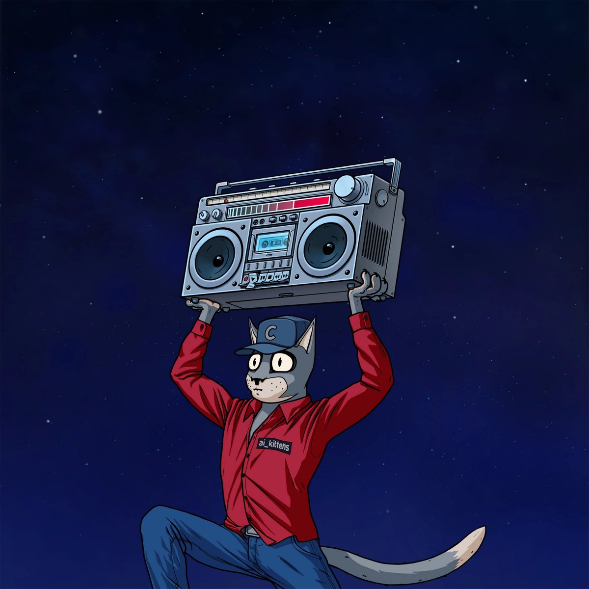 #zhilin_art #Ai_kittens