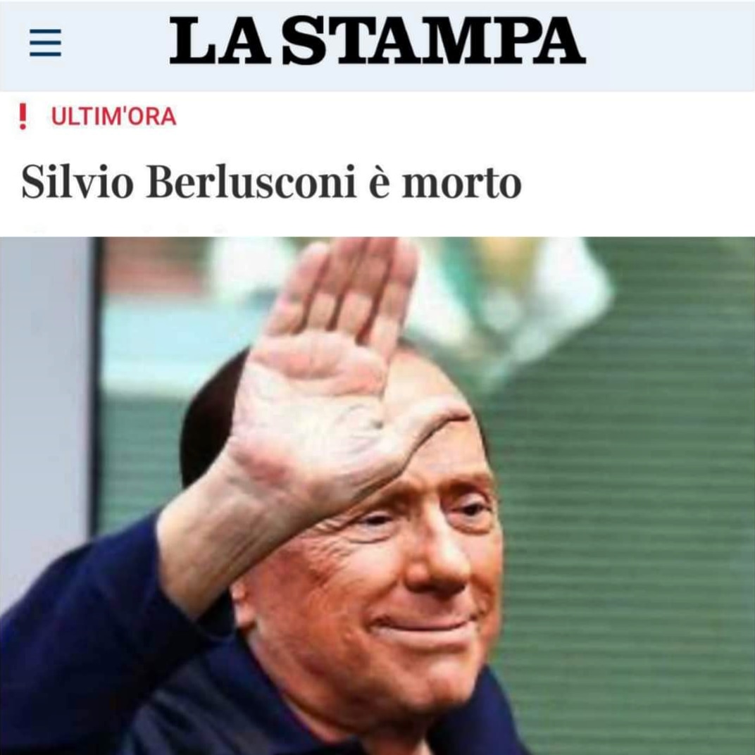 Silvio Berlusconi è morto. Finisce un'epoca e se ne va un pezzo di storia della nostra Repubblica.
Condoglianze alle persone che gli erano vicine, ai suoi famigliari, ai militanti e sostenitori di FI, ai tanti collaboratori che hanno lavorato nelle sue aziende. 
Riposi in pace.