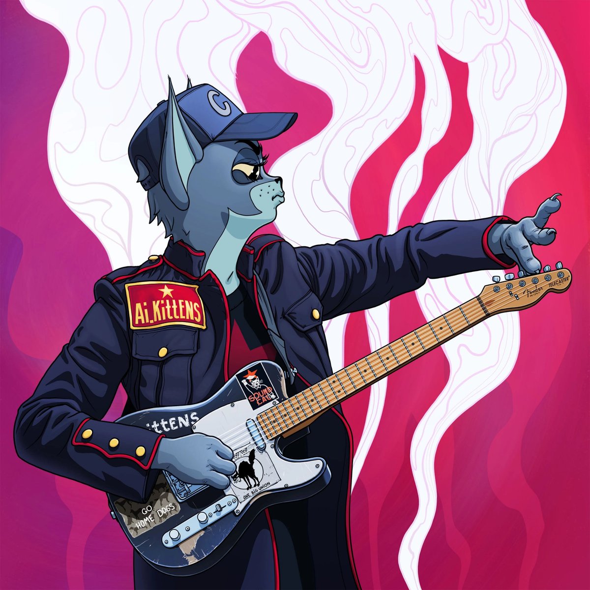 #zhilin_art #Ai_kittens