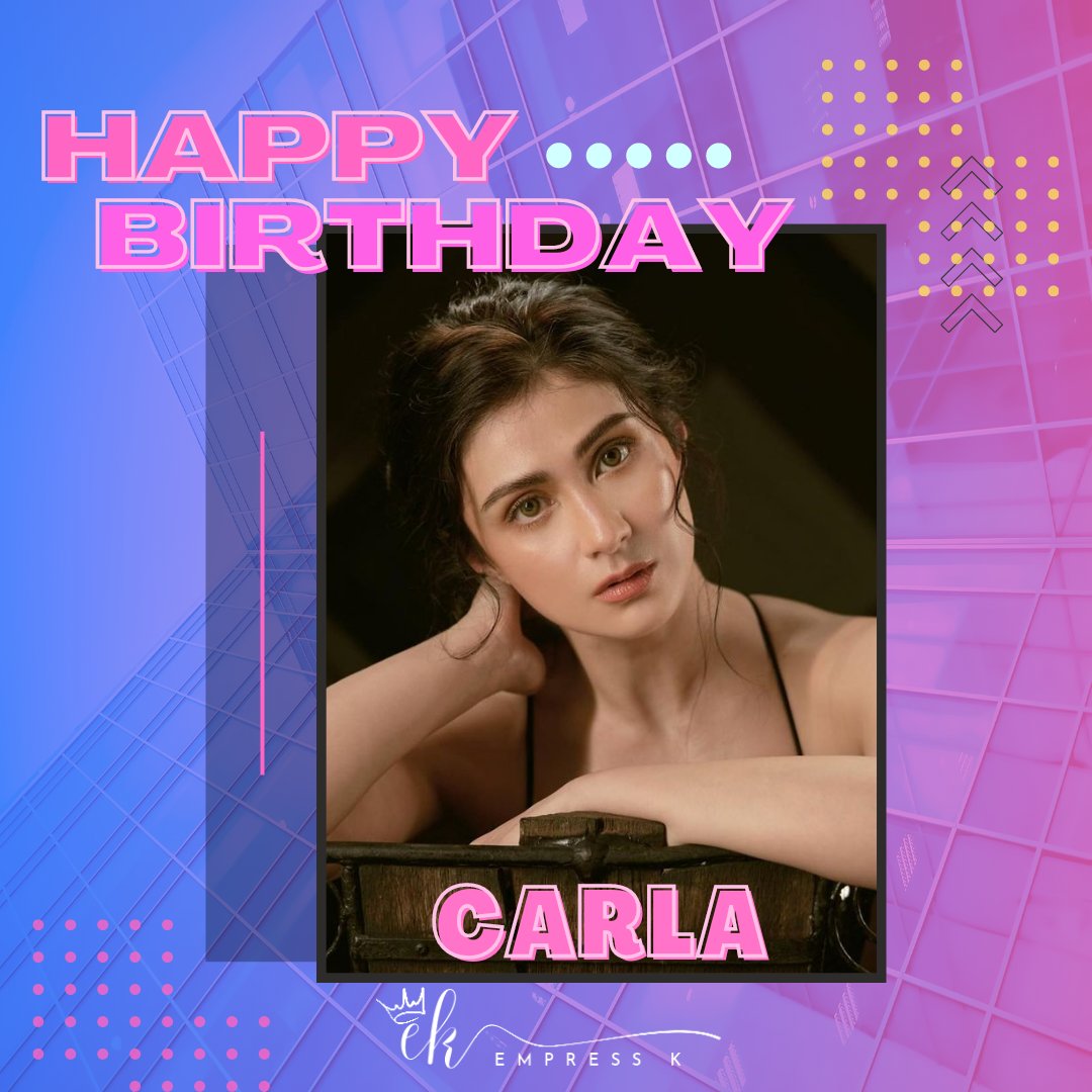 Happy birthday, Carla Abellana! I hope you have a wonderful day and year to come. 
