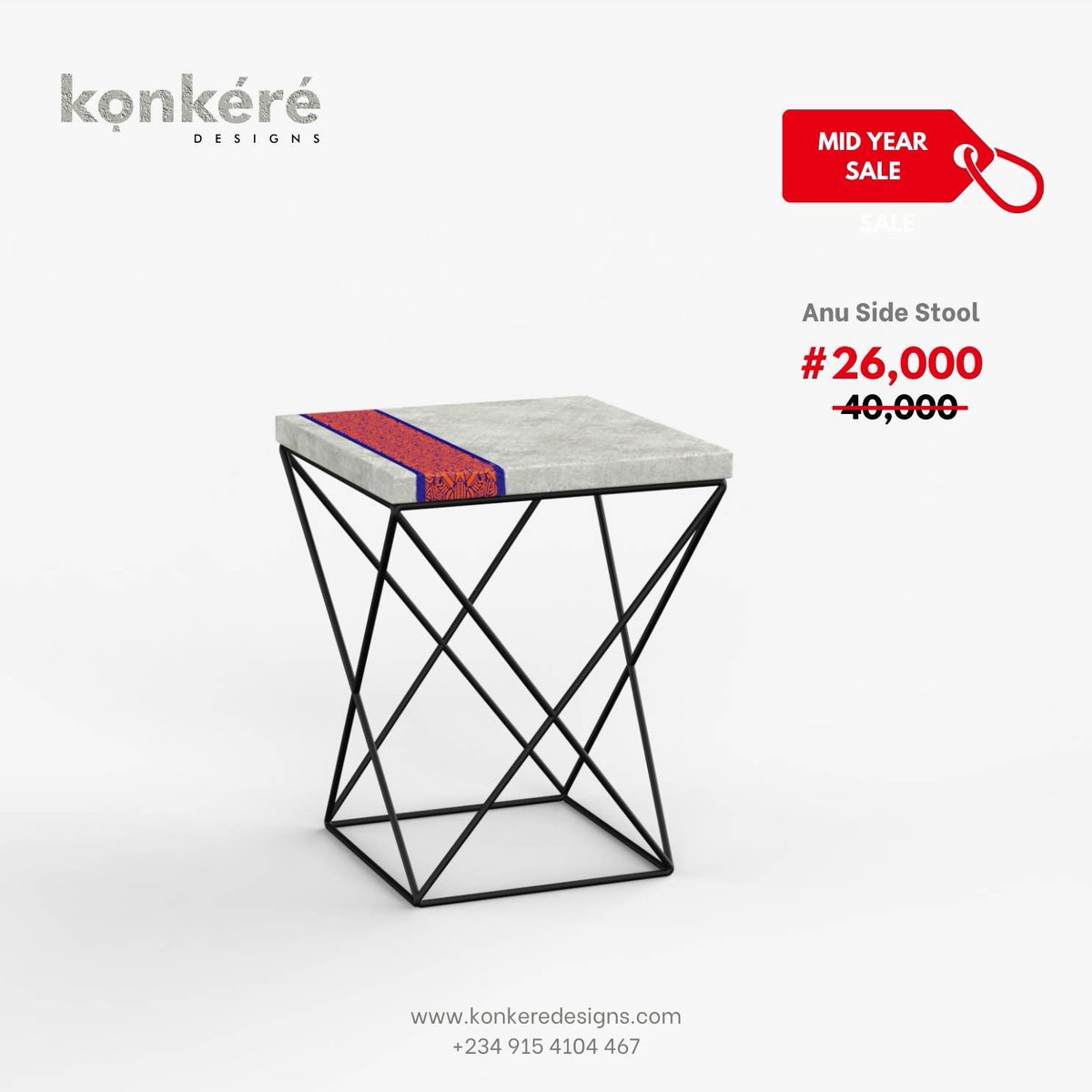 Konkere_Design's tweet photo. Save up to 35% on all variants of Anu Side Stool from June 15 until July 15.

Anu Side Stool is a sturdy, minimalist, handcrafted stool. It’s made of lightweight concrete with Matt black origami metal base.

L- 16" B- 16", H- 17"
#konkeredesigns #konkere #interiordesign https://t.co/Ji2hOCiyL1