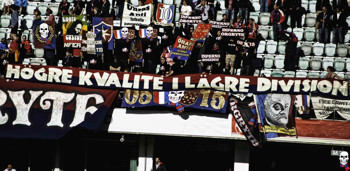 OstraSta1887's tweet image. I dag fyller Inferno Örgryte 18 år.
Östra Stå lyfter på hatten och tackar för den perfekta närvaron på Östra Stå sedan hemmamatchen mot Gefle IF 12/6 2005.