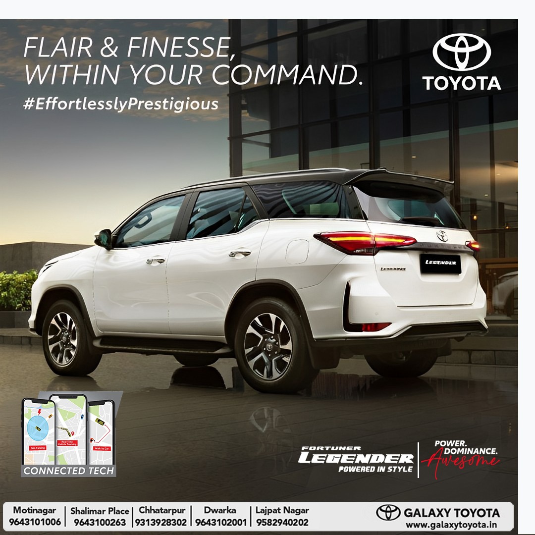 Book a Test Drive & be ready to explore these features.
Visit :- bit.ly/Book-Toyota-Ca…
Chat with us on WhatsApp: bit.ly/GalaxyToyotaWh…

#ToyotaIndia #GalaxyToyota #ToyotaJune2023 #Legender #ToyotaSUV #LuxurySUV #SUVLife