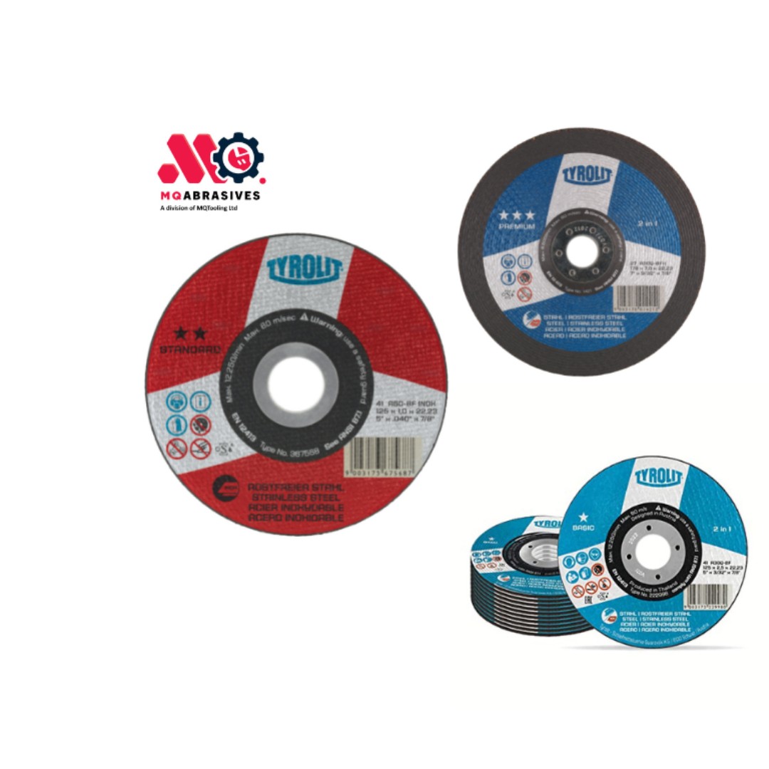 TYROLIT available from MQTooling resellers - BASIC, STANDARD & PREMIUM Discs in stock, cutting and grinding,  contact us for your nearest supplier, mqtooling.com/pages/contact

#tyrolit #cutting #grinding #sawing #abrasives #diamondtools
