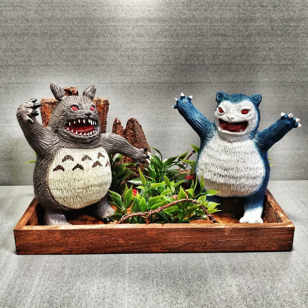 gomstom1's tweet photo. Totoro vs Snorlax
#gomstom #diorama #miniature #polymerclay #sclupture #pokemon #snorlax #totoro https://t.co/OKzuZcgNNp