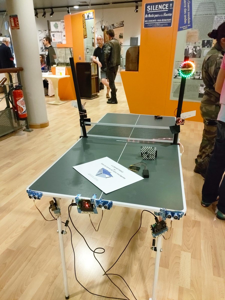 Delph__29's tweet image. Et présentation "en vrai" de la SmarTTable lors de la journée de valorisation des projets #YesWeCode de l'@acrennes au Musée des Transmissions de Cesson Sévigné avec des ambassadrices au top !!!