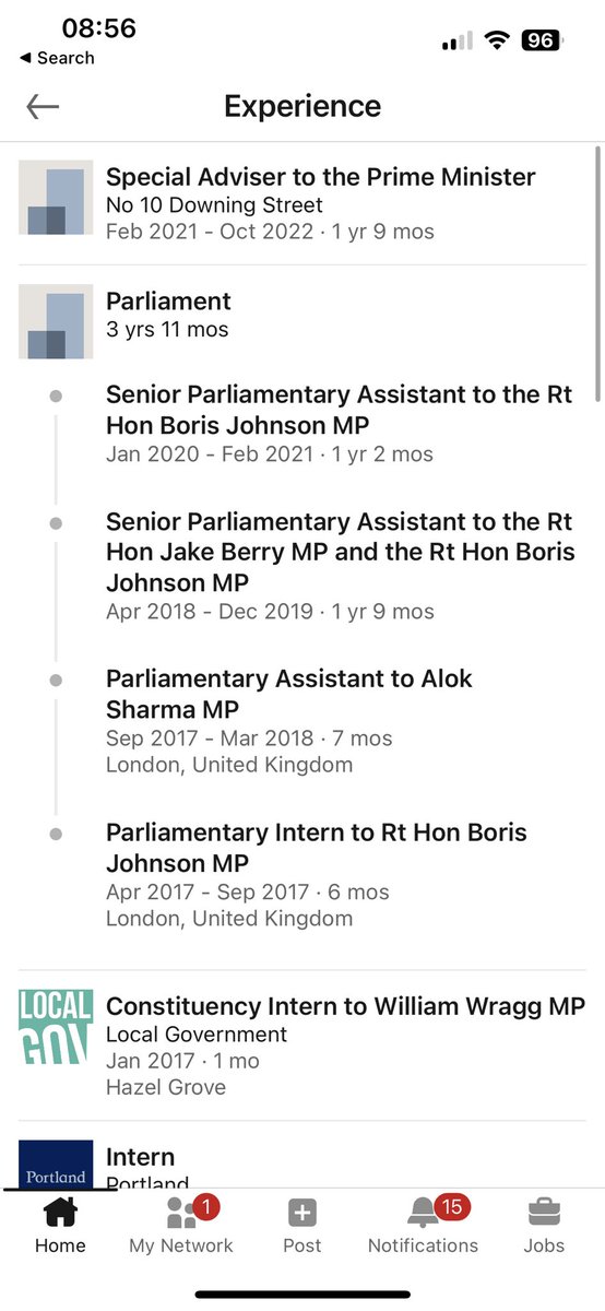 OliviaUtley's tweet image. Charlotte Owen has gone from parliamentary intern to Baroness in 6 years, a record? 🤨 (incidentally we were at uni together and no one remembers her showing any great prowess for legislative scrutiny)