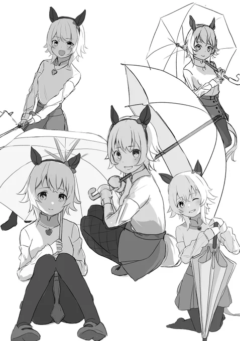 傘×カワイイカレンチャン #ウマ娘 #カレンチャン