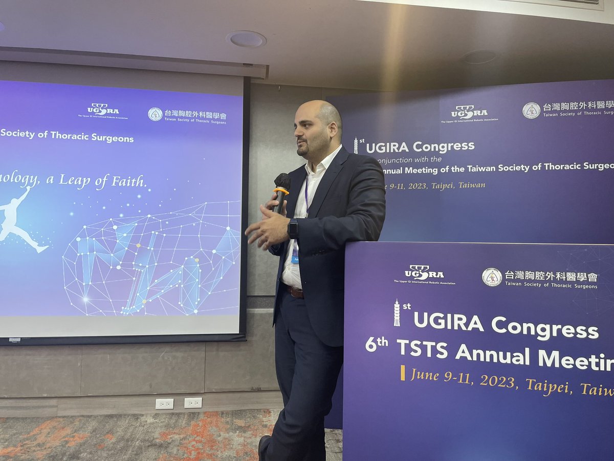 mjuratli's tweet photo. I wanted to talk a moment to reflect on the incredible experience I had at the UGIRA 2023 meeting held in Taipei, Taiwan. It was truly a pleasure to attend this event and have the opportunity to meet some of the giants in the field of upper GI surgery and robotic surgery. https://t.co/s4844iw4Iw