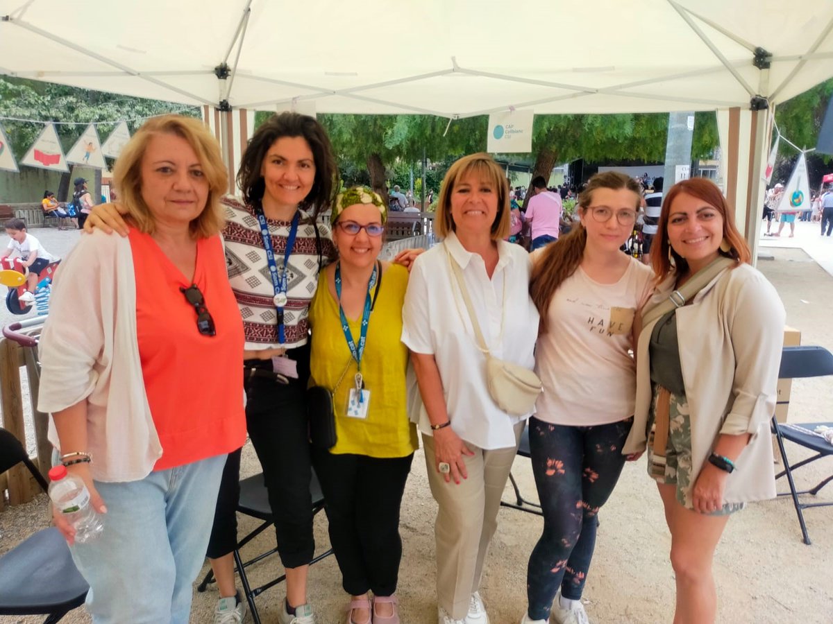 ConsorciCSI's tweet photo. Professionals del #CAPCollblanc i el #CAPlaTorrassa han organitzat activitats per fomentar l'exercici físic 🚶♀️🏋️♀️en la #festadeladiversitat de l'Hospitalet de Llobregat, celebrada ahir diumenge https://t.co/4rYdc1t5Ox