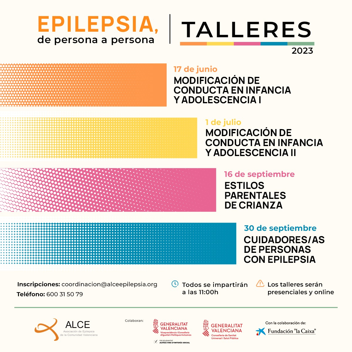 🧡¡Estamos de vuelta!🥳
🔸Comienzan los talleres del programa “Epilepsia: de persona a persona”❗️con nuevo contenido de gran interés🤓
🧡 Se inaugurarán el 17 de Junio con la primera parte de la modificación de conducta en infancia y adolescencia.
¡Esperamos vuestra asistencia!🤩