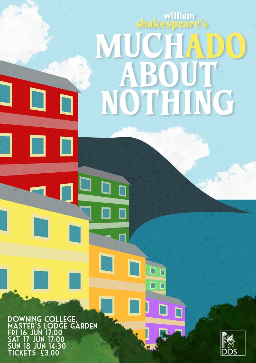 Get ready for drama, romance & laughter as #DowningCollege Dramatic Society bring #Shakespeare's classic comedy #MuchAdoAboutNothing to life this weekend! Outdoor performances in Master's Lodge garden. 
#Cambridge #drama
eventbrite.co.uk/e/much-ado-abo…