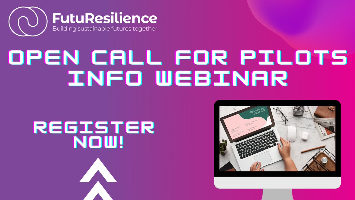 🗓️ SAVE THE DATE: Open Call Info Webinar 📢 Be the next #FUTURESILIENCE Lab, designing and testing  solutions to your city, region or organisation, strengthening preparedness and building #resilience 📍 Wed 28th June 10-12 CET 
📝 Register here: bit.ly/FRSinfowebinar