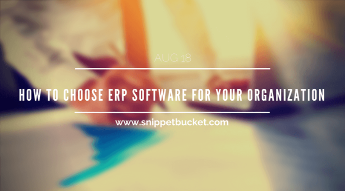 How to choose ERP #software For Your Organization
Feel Free to Contact us..
85111-53398

#erp #software #business #erpsoftware #technology #crm #sap #o #erpsystem #erpsolutions #ecommerce #odoo #erpsolution #accounting #ocd #cloud #clouderp #saphana #sapbusinessone #dynamics
