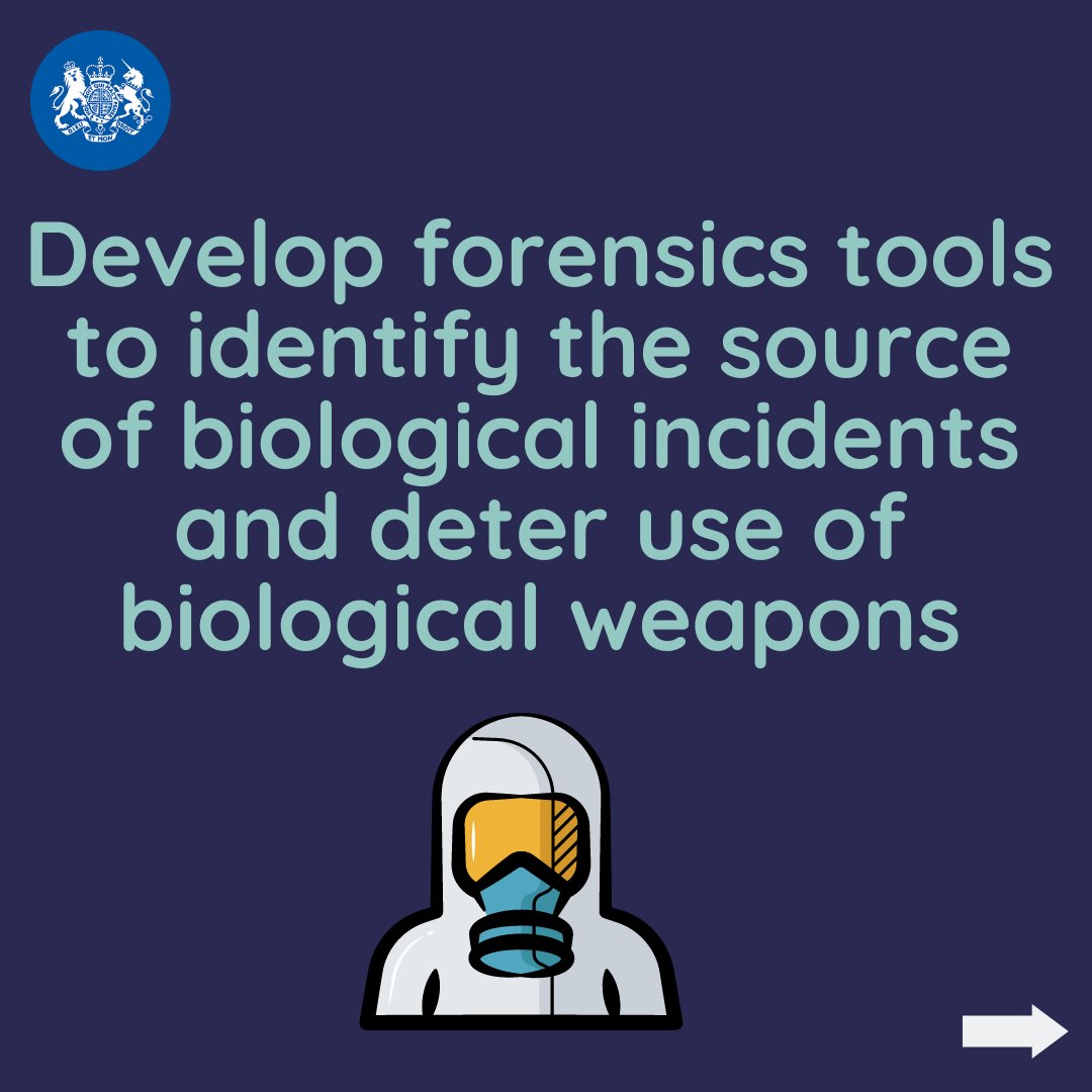 cabinetofficeuk's tweet photo. A new Biological Security Strategy has been published by the Government outlining how the UK will tackle a wide range of threats head on by 2030 - from bioterrorism and antibiotic resistance, to animal and plant diseases 👇
