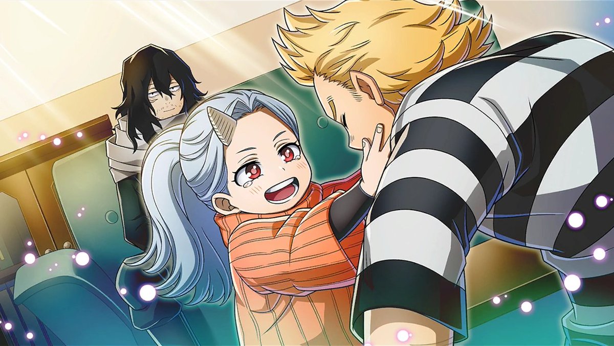 Shes adorable 🥲 and Aizawa's lil smile aww.