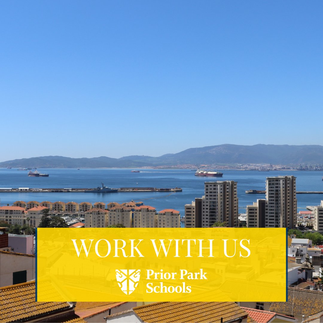 Are you a Learning Support Assistant looking for part time work in #Gibraltar

Prior Park School is looking to appoint on a permanent basis, 15 hours per week in our beautiful inspirational #school

For full details, please see our website:

priorparkcollege.com/pps-vacancies