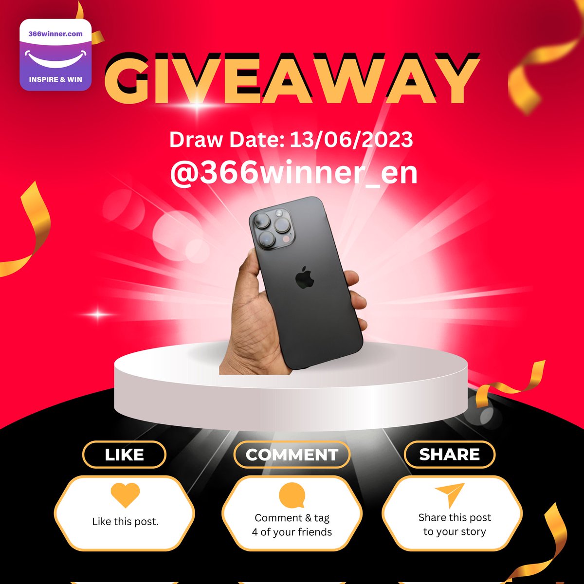 New Giveaway

 IPHONE 14 PRO MAX - WORLDWIDE PARTICIPATION 

#mobilegiveaway #giveawaytime #giveawayalert #giveawayindia #giveawayusa #giveawayindiaofficial #giveawayinternational #giveawayindonesian #giveawayindiaalert #giveawayuae #giveawayuk #giveawayukraina