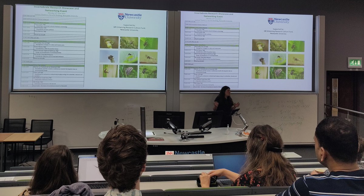 Today is @UniofNewcastle's Invertebrate Research Networking Event! 🥳🪲🐌🕷️

Catriona Anderson introduces the event, having brought everyone together for what will undoubtedly be a wonderful day!