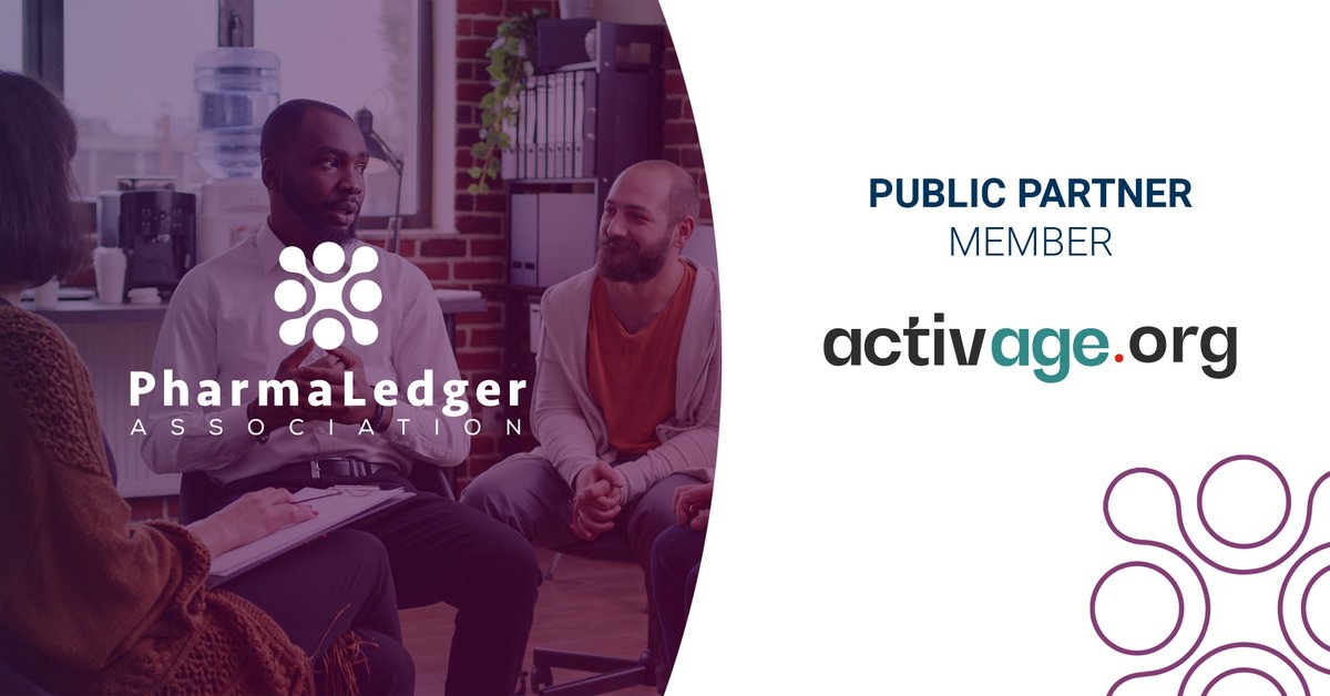 PharmaLedger's tweet photo. It's #MembershipMonday again, which means it's time to welcome another member of our association. Today we introduce ACTIVAGE, representing our Public Partner member class. Welcome to PLA!
@ACTIVAGEproject #digitaltrustecosystem #pharmaledger https://t.co/3sGDDRSXFU
