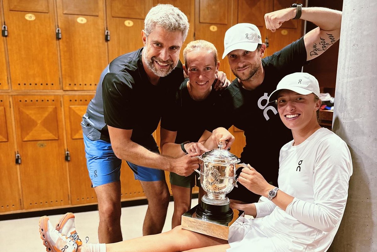 Iga Świątek tweet media