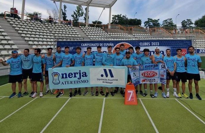 atletismoFAA's tweet photo. JORNADA FINAL DE LIGA 🇪🇸@atletismoRFEA 

División de honor:

4⃣🚹 @UnicajaAtletism 
7⃣🚹 @Nerjaatletismo 
6⃣🚺 @UnicajaAtletism 
7⃣🚺 @Nerjaatletismo 

⬇️ @AtletismoSurco desciende a primera división

Primera división:

4⃣🚹 @club_delsur 
7⃣🚹 @cabahialgecira https://t.co/w4O1zih4fs