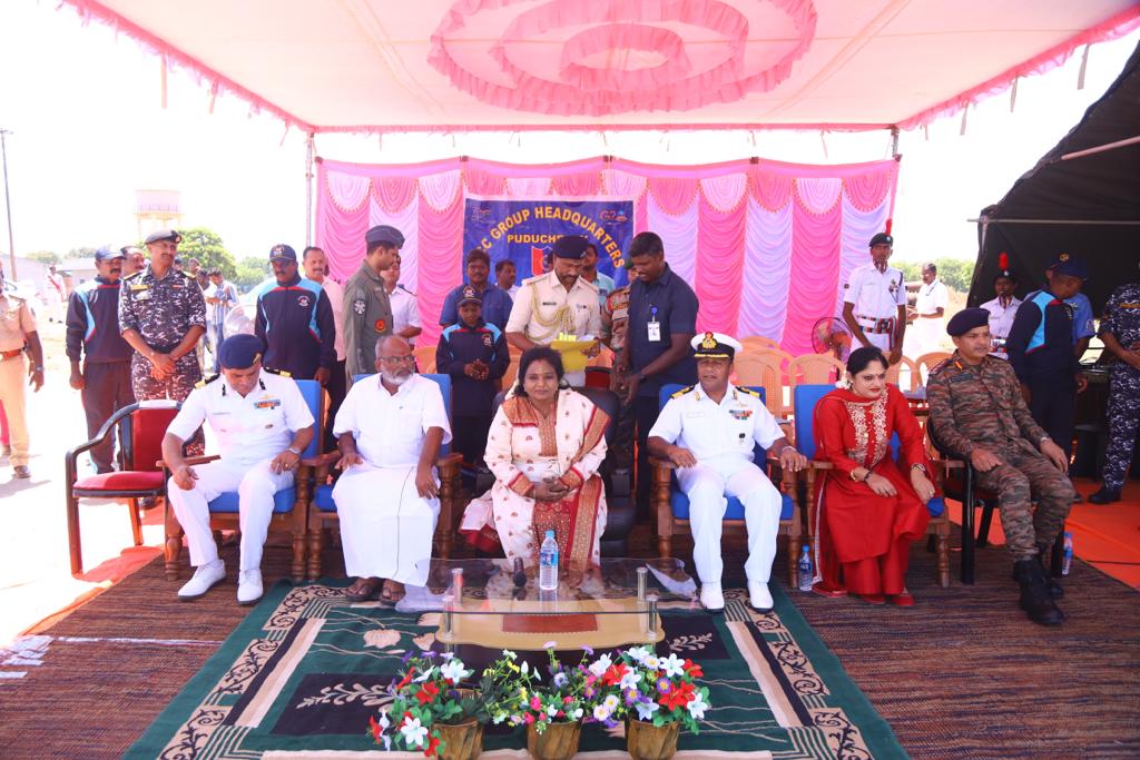 LGov_Puducherry's tweet photo. Alongside Commodore Shri. Atul Kumar DD General TN, PDY &amp; Andaman Nicobar NCC Directorate, 
MLA Thiru. Baskar ariyankuppam, Thiru. D. Balaji,
Director of Firesheries and fisherman welfare
(2/5) @ANI @Min_FAHD https://t.co/Wq45krAzoo