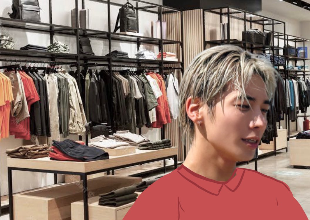 brought him to the clothing store