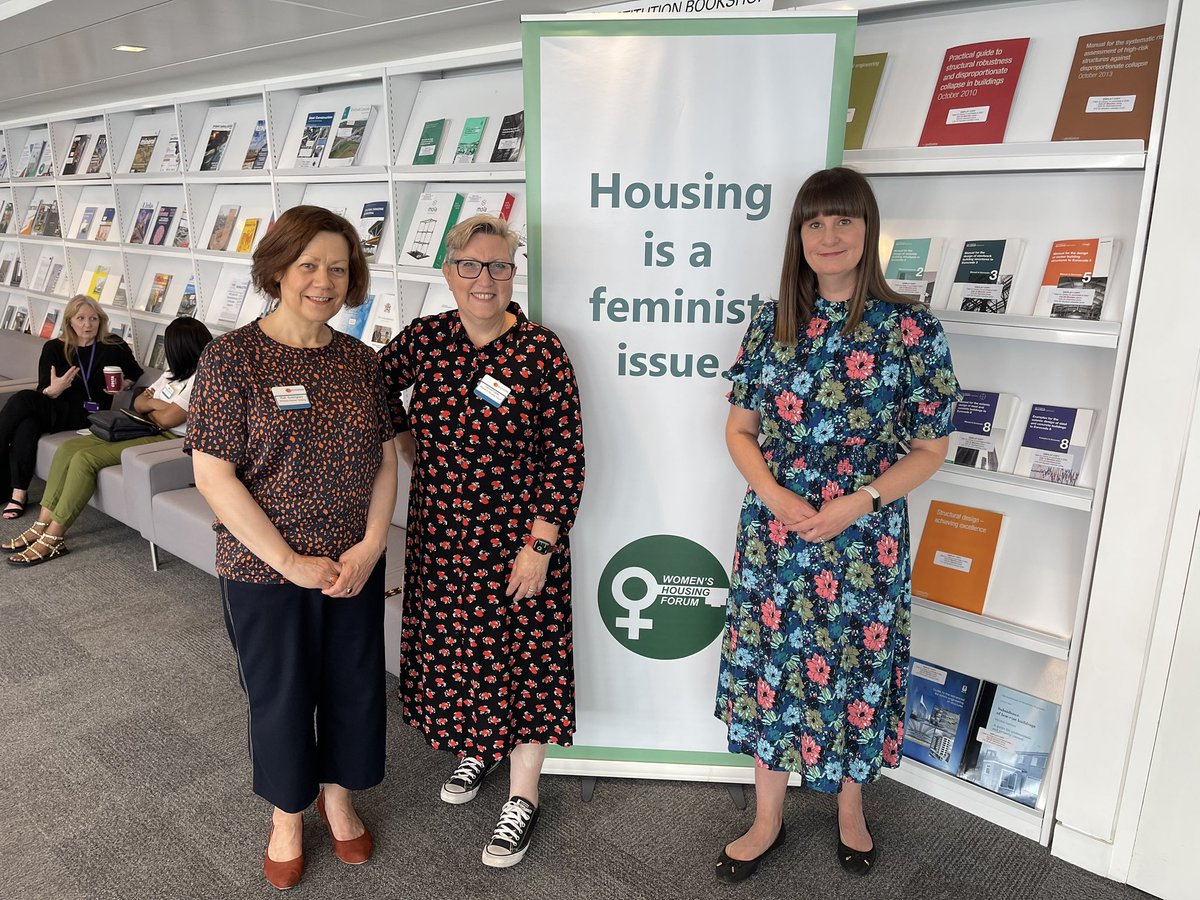 We’re at the <a href="/Womens_Housing/">Women's Housing Forum</a> Forum event today to gain a better understanding of how we can better meet Women's needs in housing.