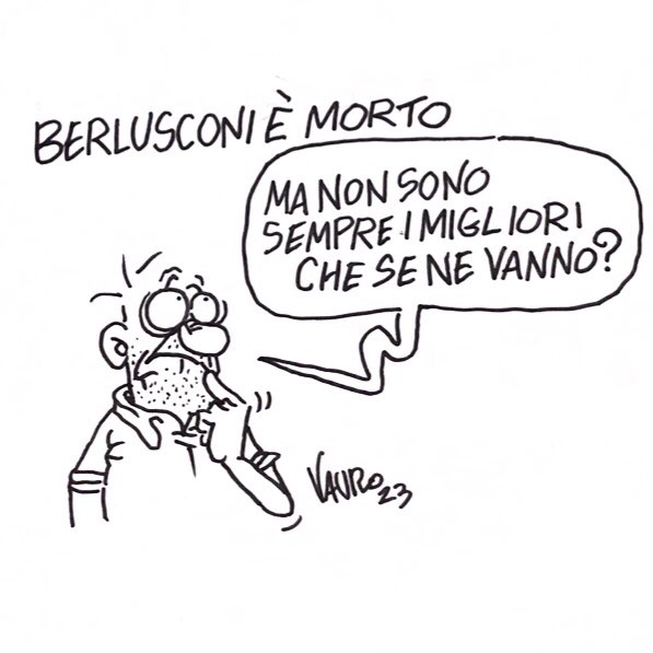 🔴 #Berlusconi è morto…
La nuova vignetta di Vauro #12giugno