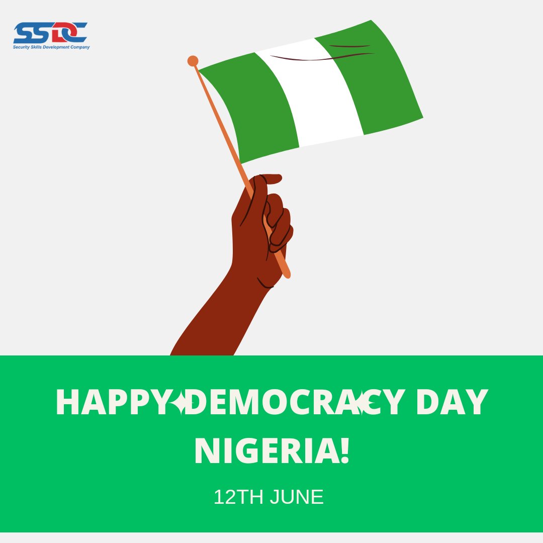 Be thankful for life’s insignificant yet priceless gifts. Be grateful for the chance to see another June 12

Happy Democracy Day Nigeria!
@ssdcng 

.
#happydemocracyday #happydemocracydaynigeria #Nigeria #Naija #celebration #freedom #security #StaySafe #togetherness #Peace #love