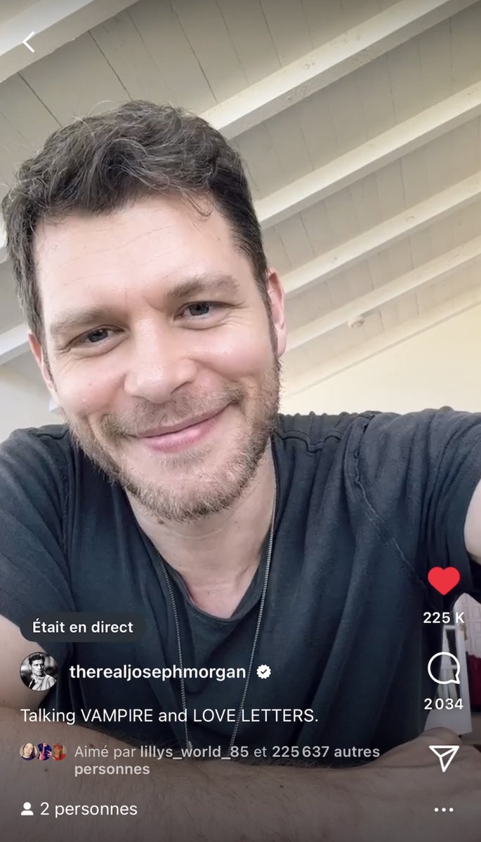 New live from @JosephMorgan #alwaysandforever