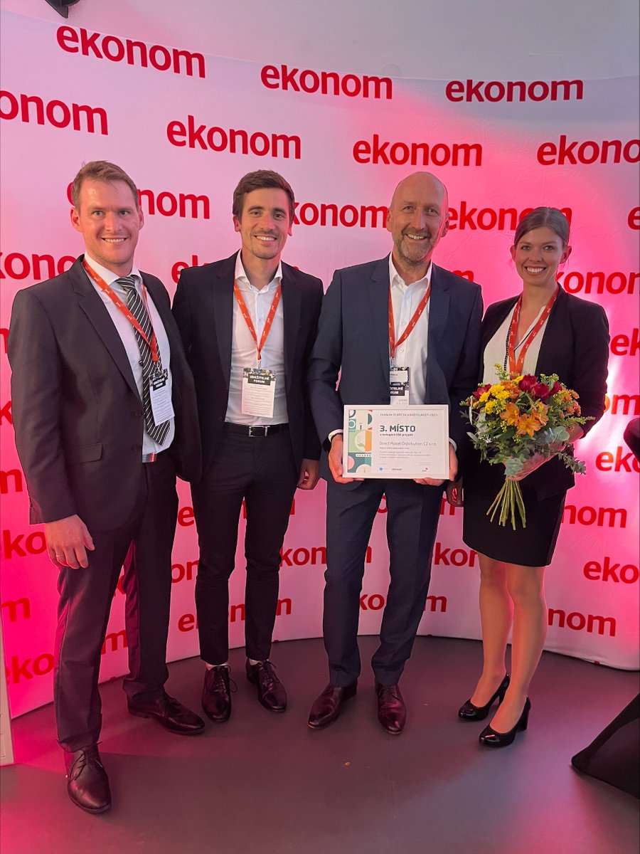 Proběhlo vyhlášení Ekonom žebříčku udržitelnosti a máme obrovskou radost, že jsme se v kategorii ESG projekt umístili na 3. místě s naším monitoringem kvality ovzduší, díky kterému si může každý Pražan ověřit, jak se aktuálně dýchá v okolí jeho bydliště: shorturl.at/hELQ4