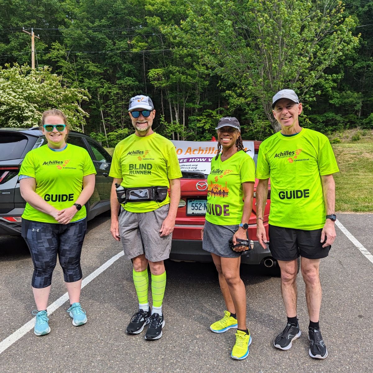 AchillesCT's tweet photo. It was a beautiful Sunday to go for a walk or run with @achillesconnecticut! We held workouts in both Greater New Haven and Greater Middletown. Are you having FOMO?  Sign up by tonight at 11:59pm for this weekend’s workout in Fairfield County/New Canaan! #goachilles @achillesintl https://t.co/pM2vD5KnrW