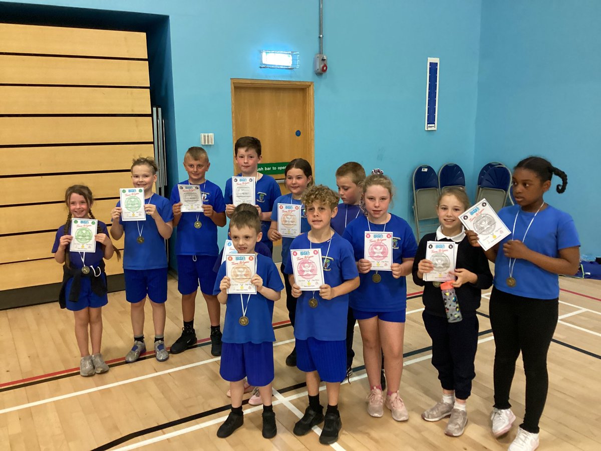 Well done to the children who won 🏅 medals at the School Sports Day for showing School Games Values! @EastWiganSGO <a href="/gmschoolgames/">GM School Games</a>
