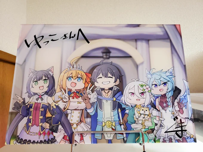 ぐまさんにご依頼した美食殿の アクリルフレーム届いた!最高!!