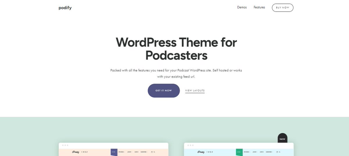About Podify Theme Podify Theme is a podcast WordPress theme designed for podcasters. Packed with all the features you need for your Podcast WordPress site. You can start a self-hosted podcast show with built-in playlist players or single-episode themesgear.com/podify-theme/