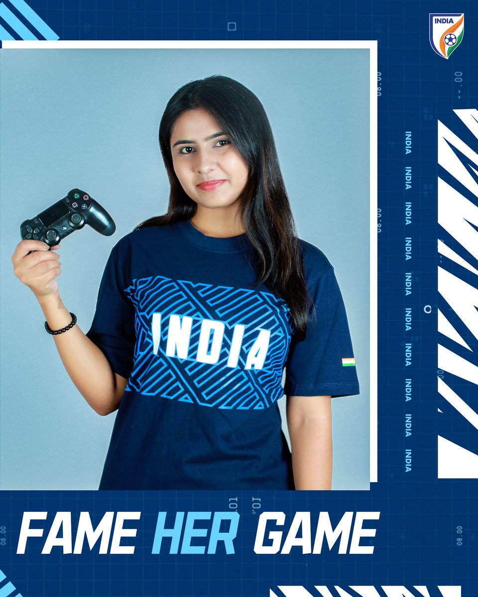 eSport player Sneha Arya from Delhi will lead 🇮🇳’s challenge in the @FIFAe #FameHerGame boot camp on 15/16th June in Zurich🇨🇭 

#IndianFootball ⚽️ #ShePower 👸🏾